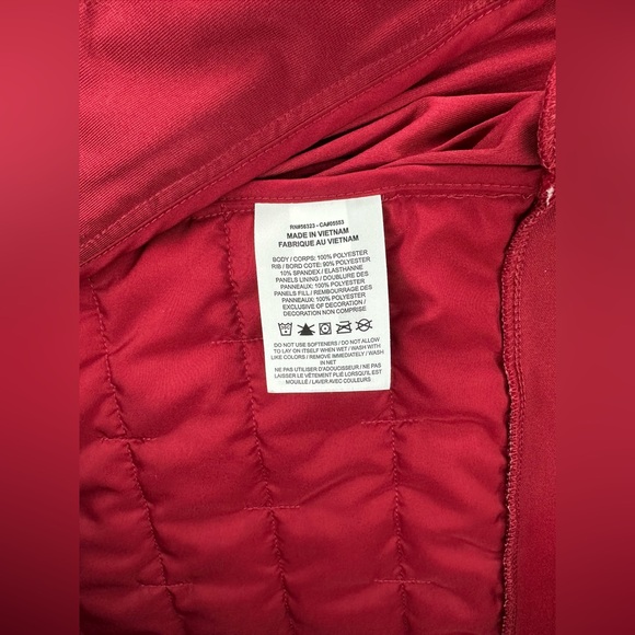 NIKE Therma-FIT Women’s Vest, Women’s Size M, Deep Red, Synthetic Running Coat - Picture 6 of 9